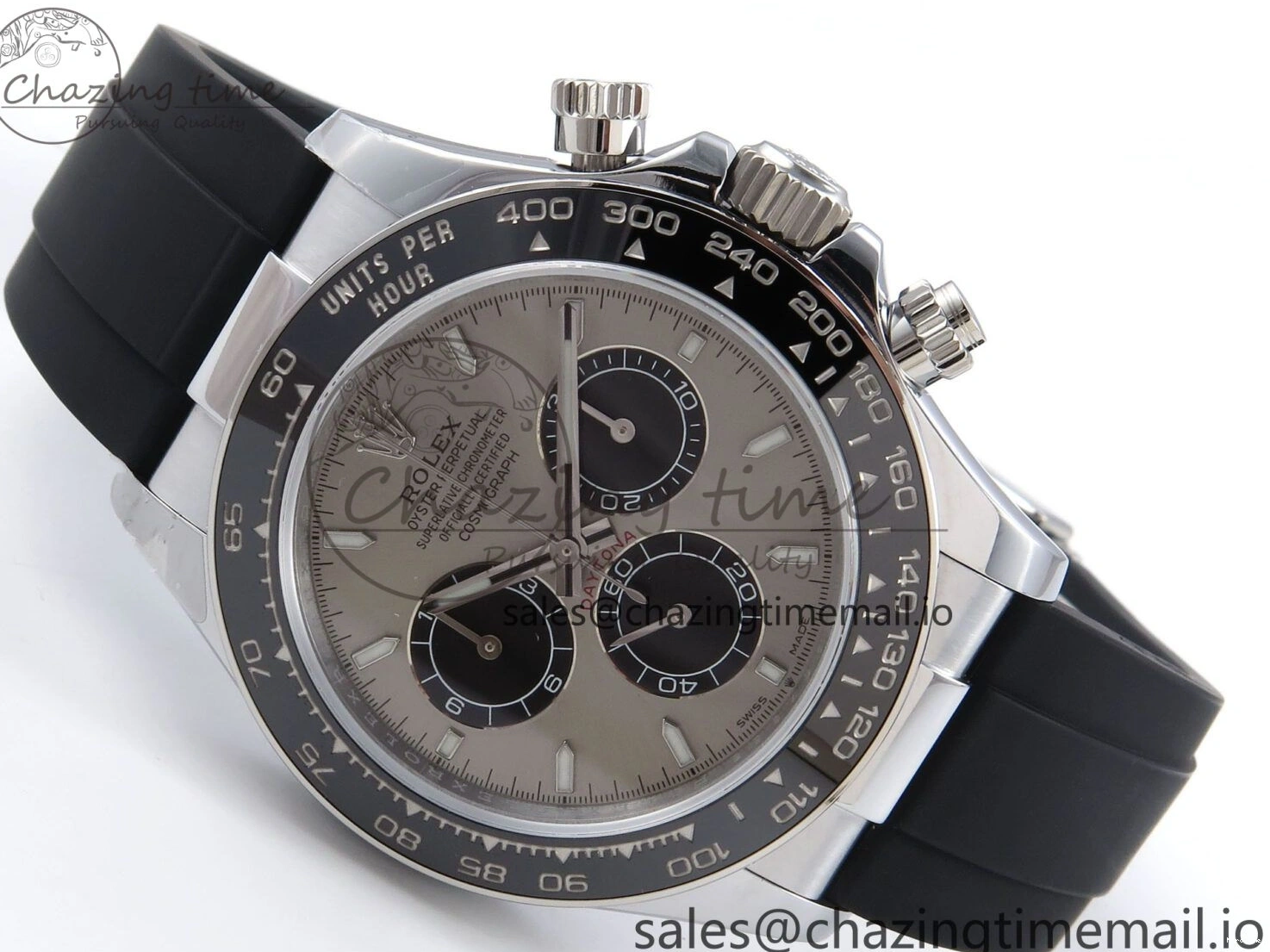 MiroTime 0520 SunProtective Daytona 126519 QF 1:1 Best Edition Gray Black Dial on Oysterflex Strap SH4131 V6（Gain Weight） 1203